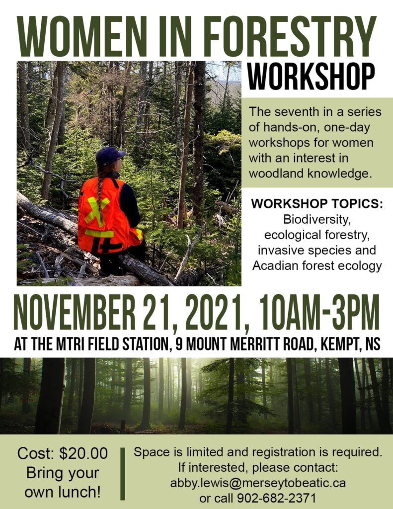 MTRI Women in Forestry Workshop, Nov 21, 2021