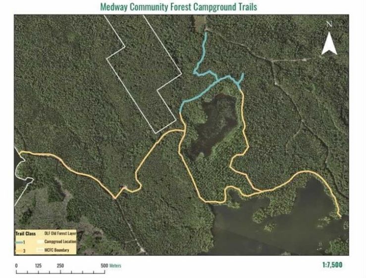 Map: The plan for the Stave Lake Recreational Trails, a launch point into the Tobeatic Wilderness Area through Lake Torment.