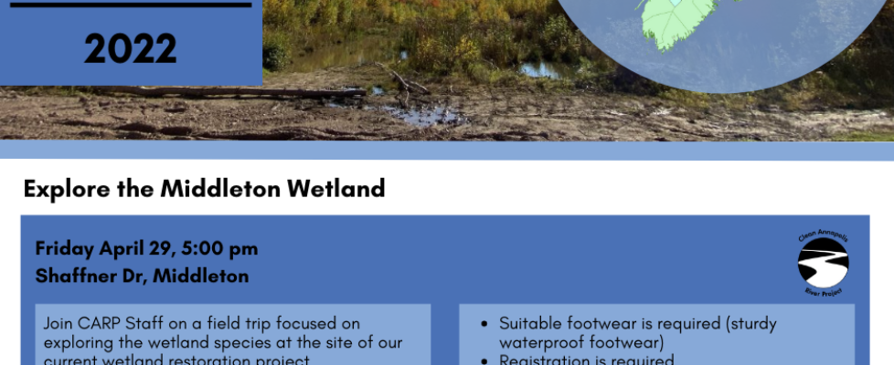 April 29 - May 2, 2022: Explore the Middleton Wetland