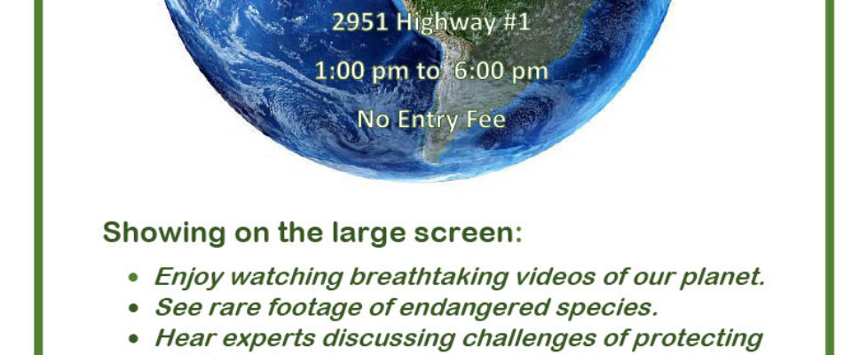 Celebrate Earth Day, April 22, 2023 at Upper Clements, NS