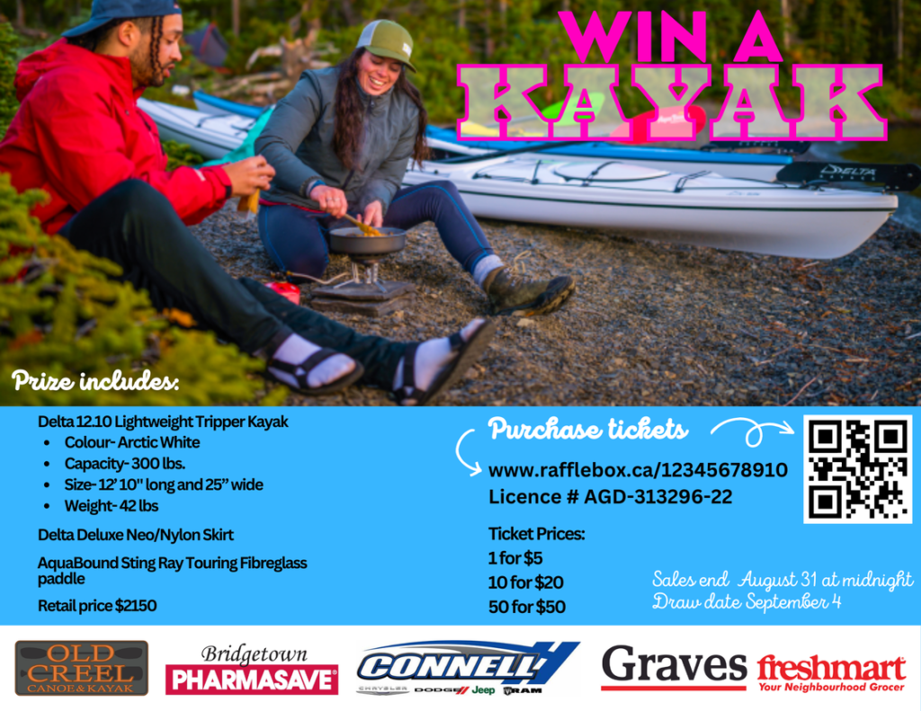 Win a Kayak - Purchase your ticket